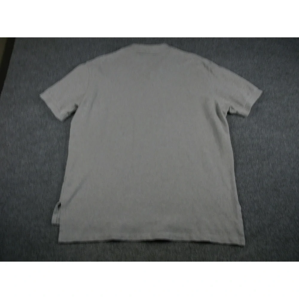 Polo Ralph Lauren Mens Short Sleeve Pique Polo Shirt Grey Large‎ Pony Logo 2090